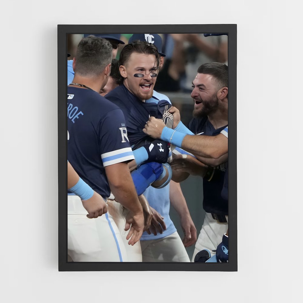 Poster Celebration Sur Le Diamant – affiche Baseball (vue 2)